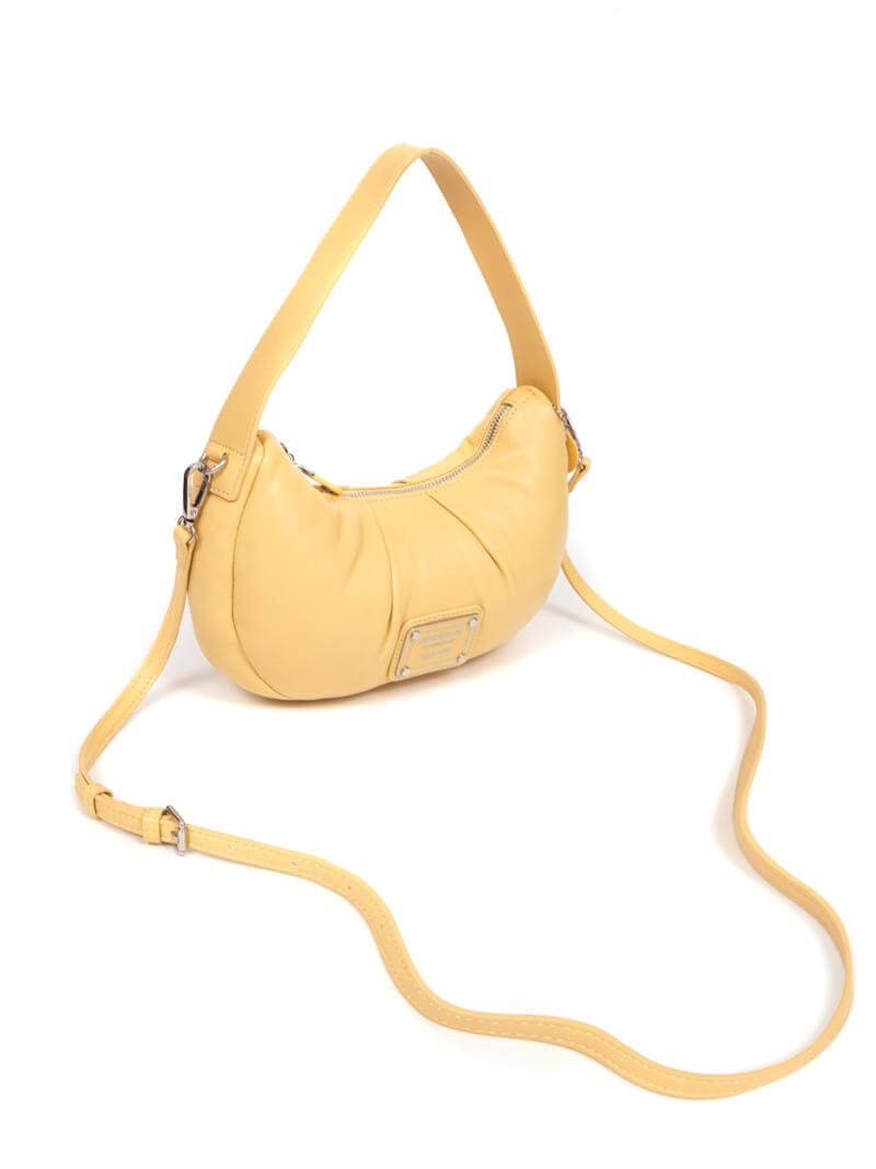 Cartera Baguette Amarilla Chica Brigid