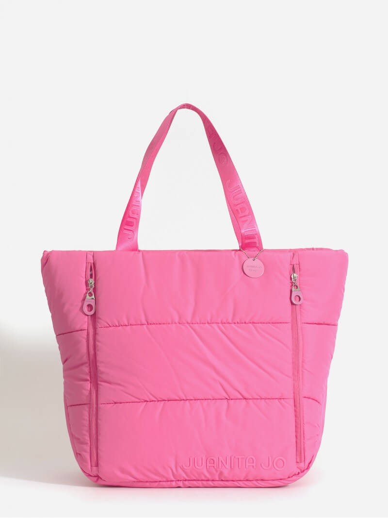 Cartera Puffer Fucsia Caro