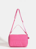 Bandolera Puffer Fucsia Caro