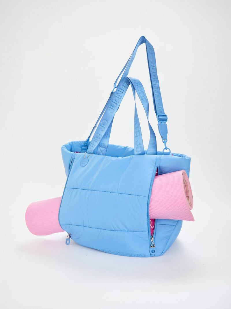 Cartera Puffer Azul Caro