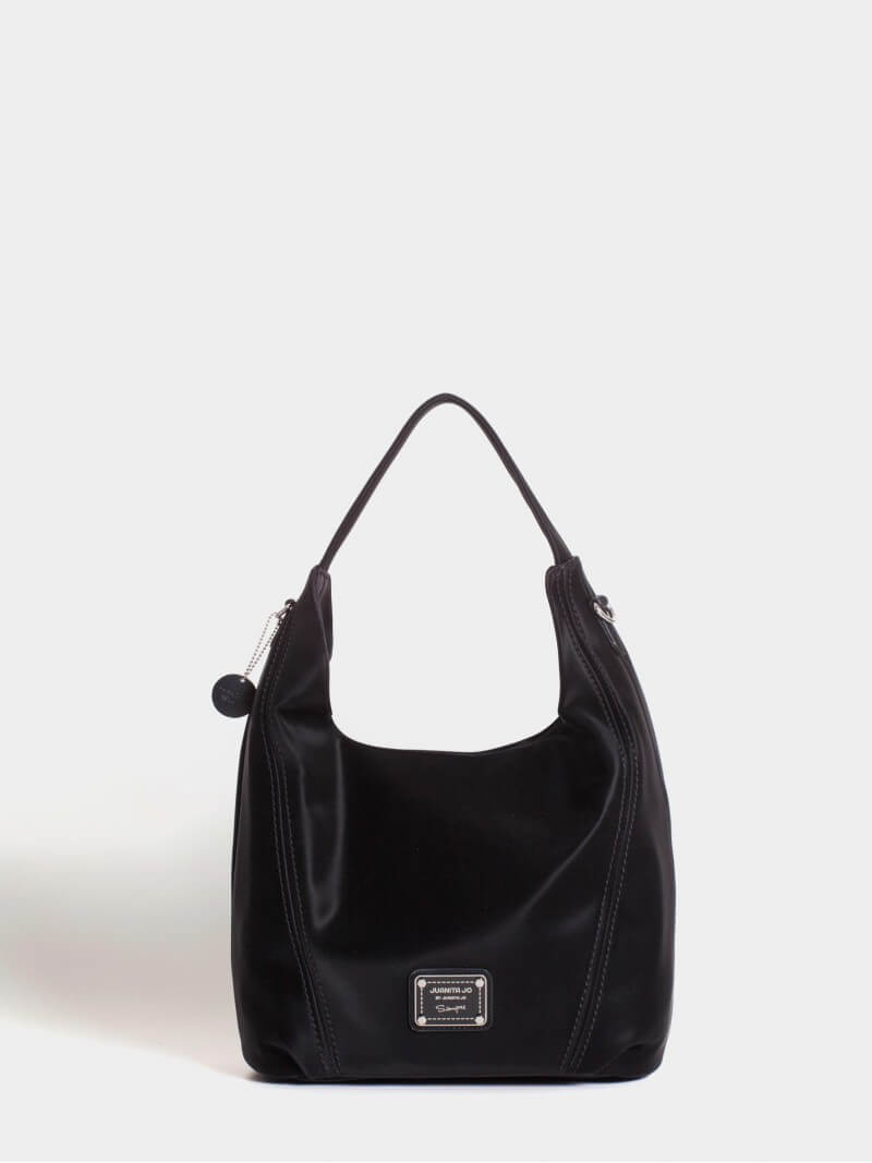 Cartera Tipo Hobo Negra Mediana Nala