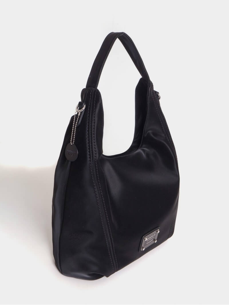 Cartera Tipo Hobo Negra Mediana Nala
