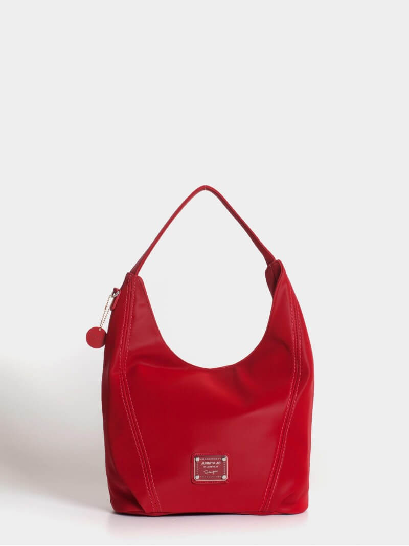 Cartera Tipo Hobo Roja Mediana Nala