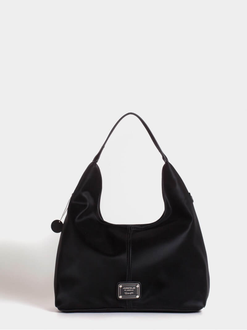 Cartera Negra Tipo Hobo Grande Nala