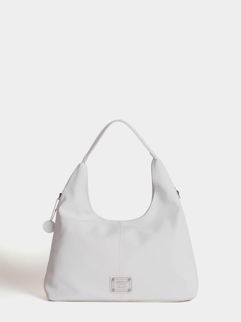 Cartera Tipo Hobo Blanca Grande Nala