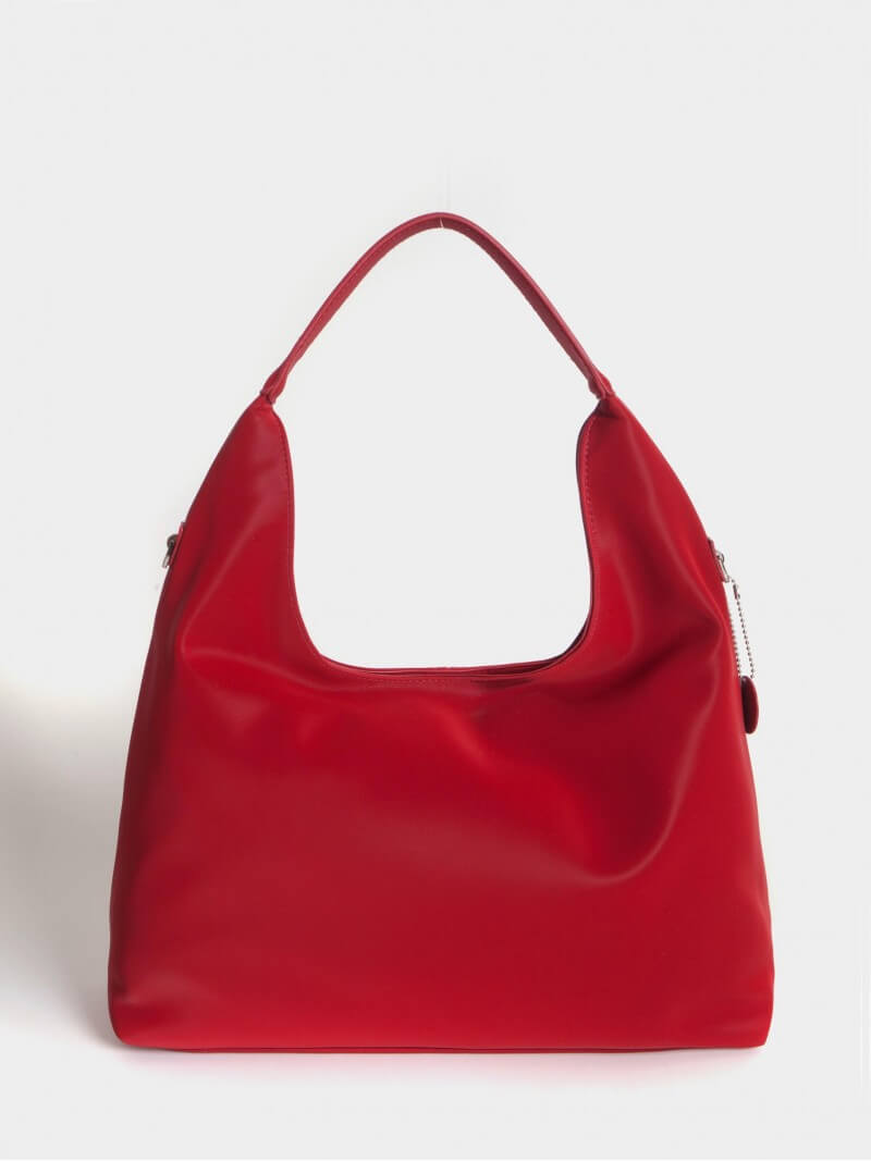 Cartera Tipo Hobo Roja Grande Nala