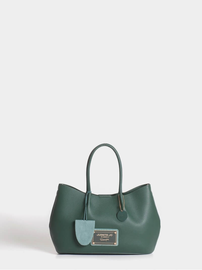 Cartera Shopper Verde Mediana Alma