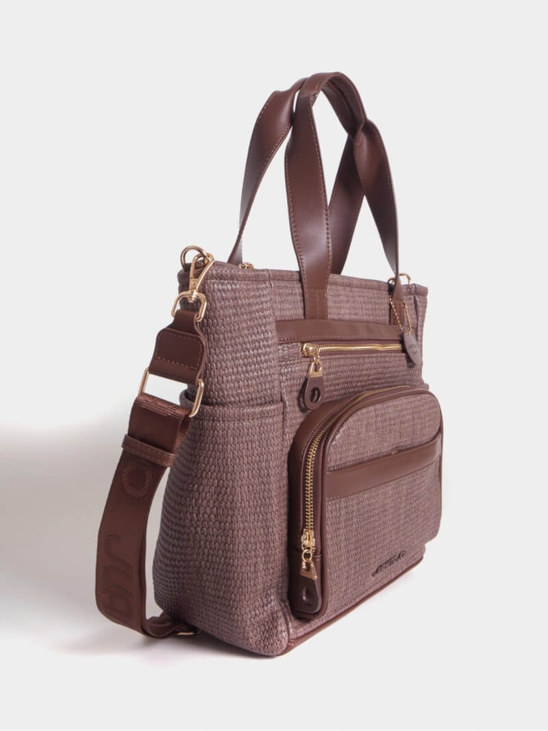 Cartera Mediana Marrón Diana