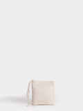 Pouch Cuadrado Crema Lazo