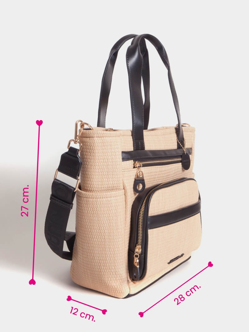 Cartera Mediana Nude Diana