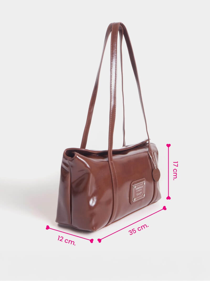 Cartera Baguette Marrón Carrie Easy