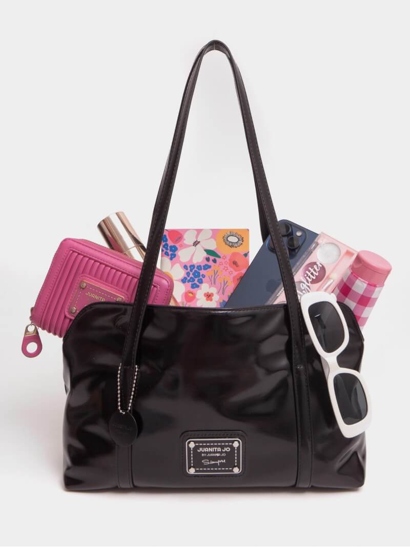 Cartera Baguette Negra Carrie Easy
