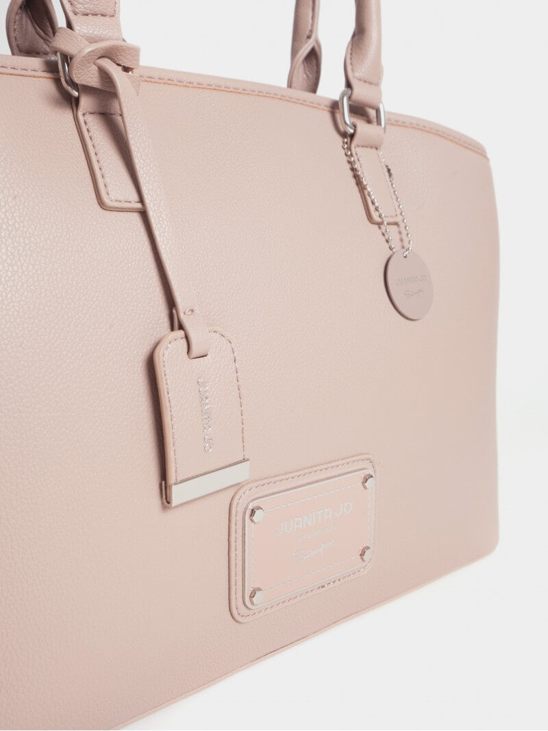 Cartera De Mano Grande Venecia Visón