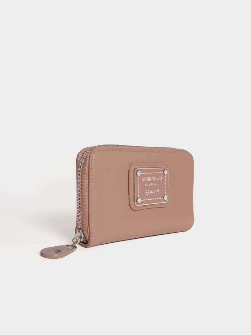 Billetera Mediana Con Chapa Visón