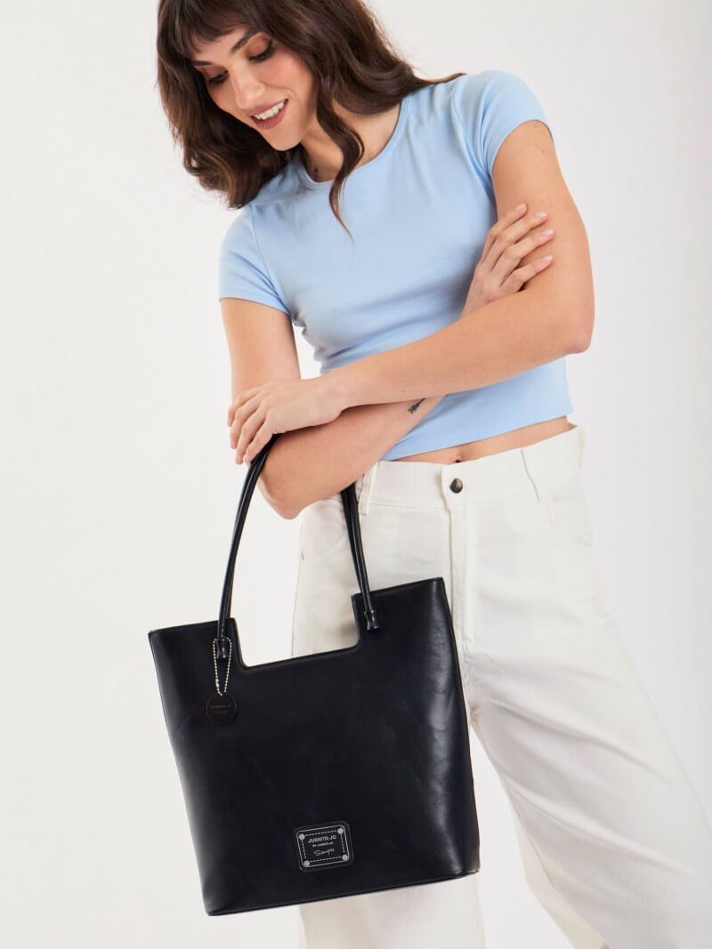 Cartera Rectangular Dona Negro
