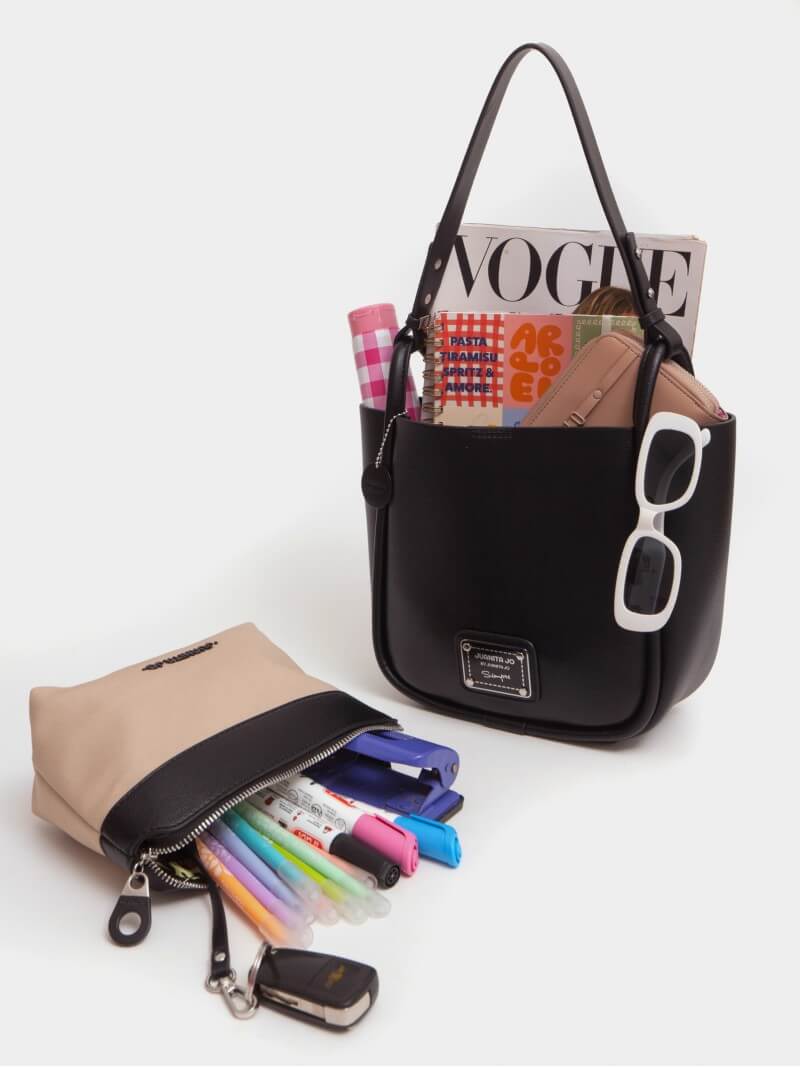 Cartera Carol Mediana Negro