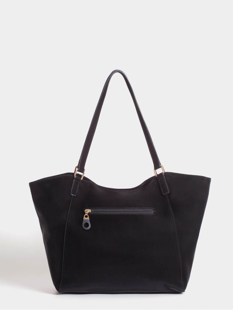 Cartera Grande Negra Amira Negro