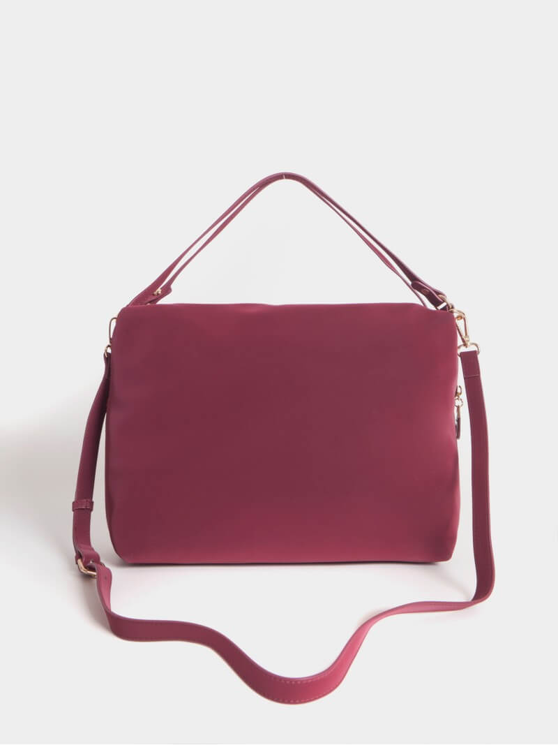 Cartera Mediana Bordó Amira Bordo