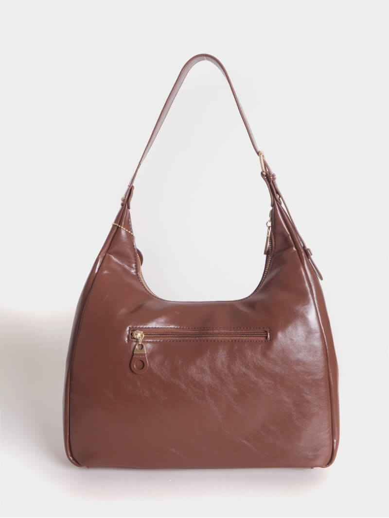 Cartera Charol Ginebra Marrón
