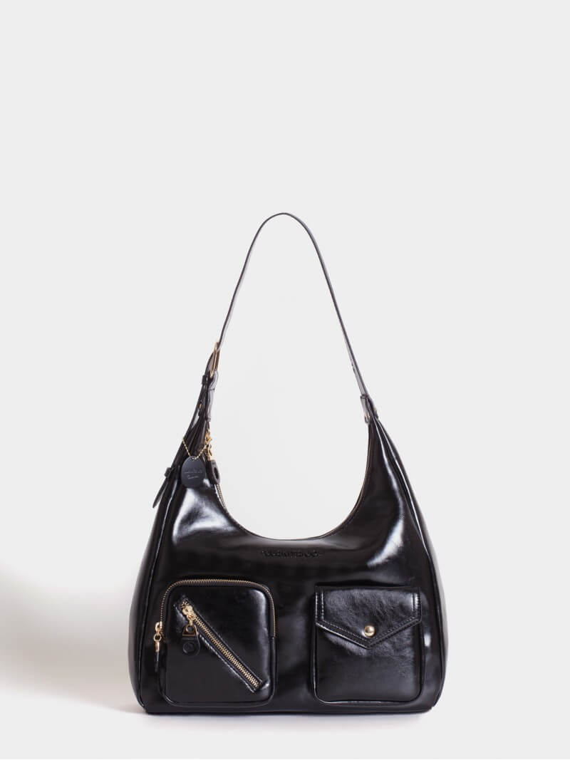 Cartera Charol Ginebra Negro