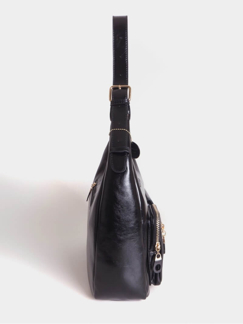 Cartera Charol Ginebra Negro