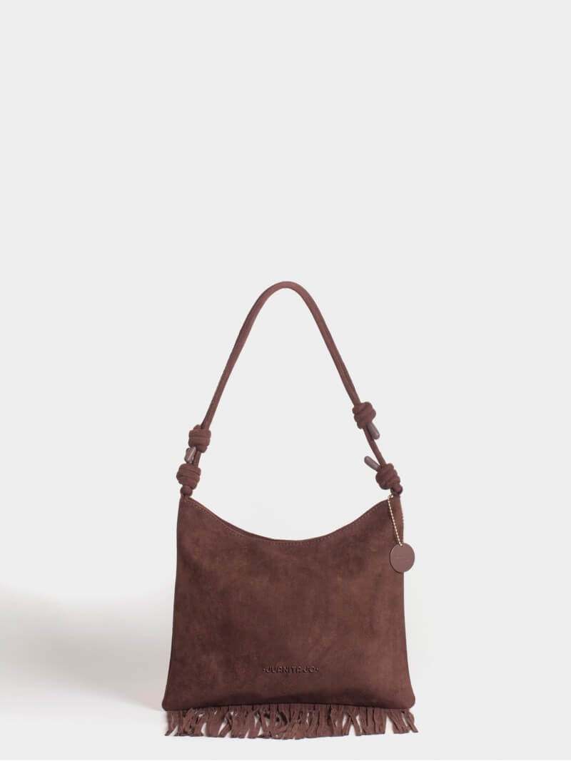 Cartera De Hombro Montana Marrón