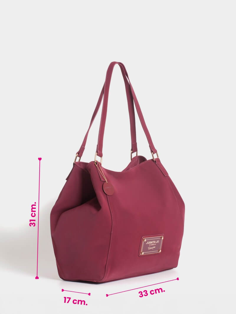 Cartera Grande Bordó Amira Bordo