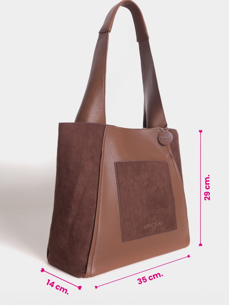 Cartera Con Bolsillo Externo Montana Marrón