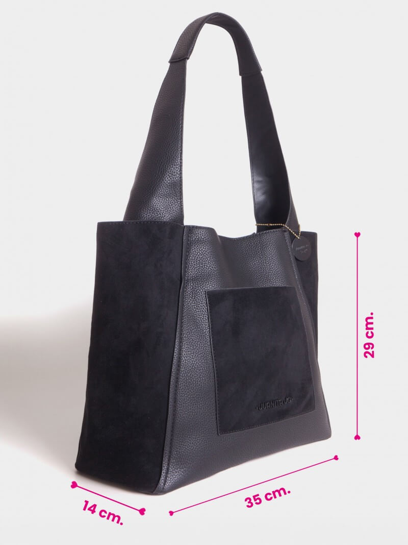 Cartera Con Bolsillo Externo Montana Negro