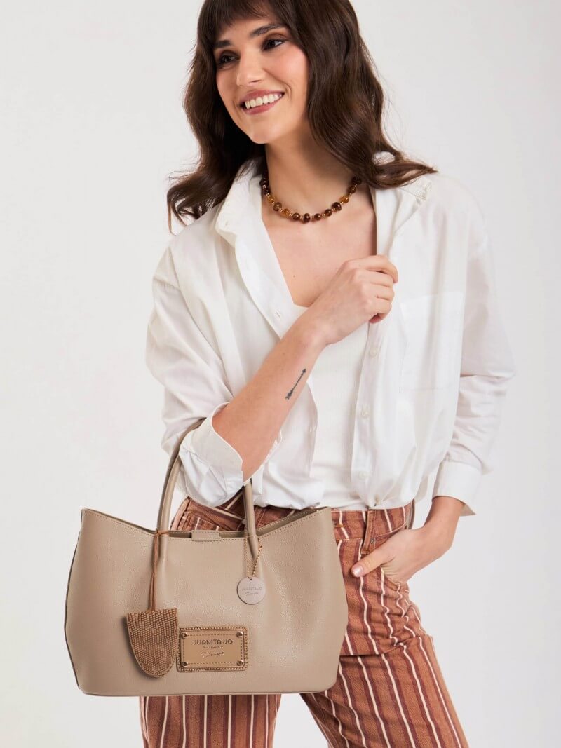 Cartera Shopper Visón Mediana Alma