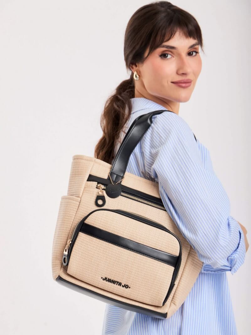 Cartera Mediana Nude Diana