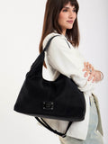 Cartera Negra Tipo Hobo Grande Nala