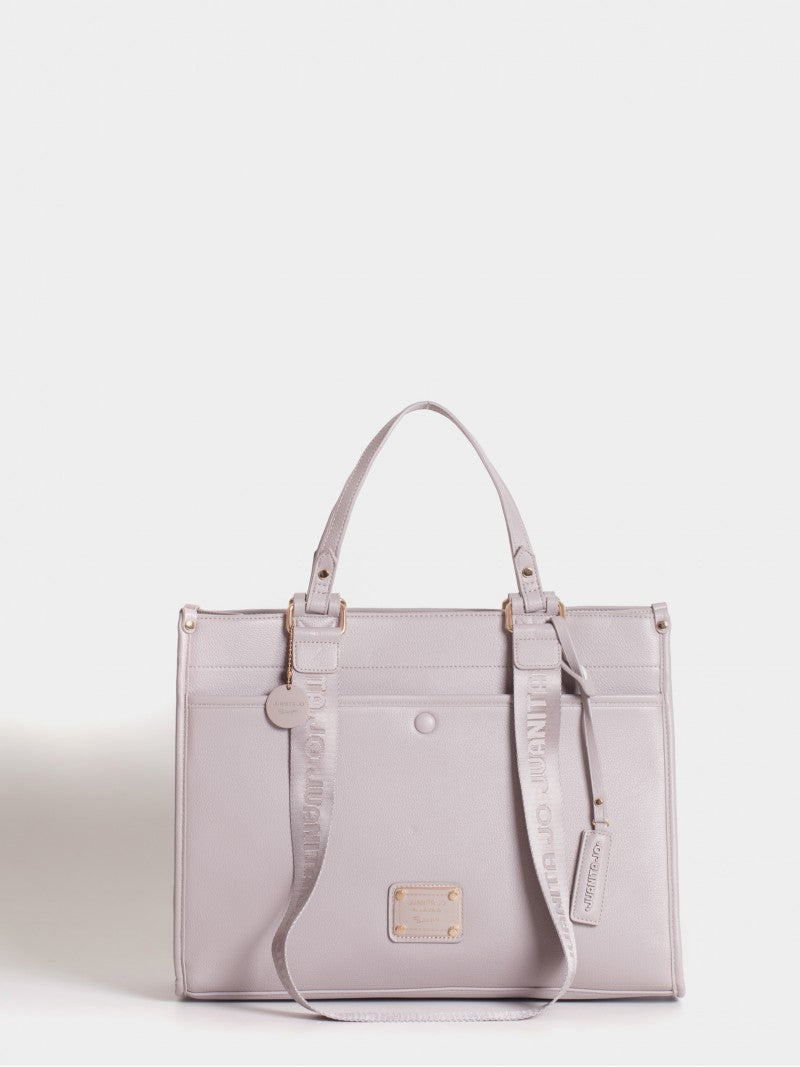 Cartera Tipo Maletín Madrid Gris