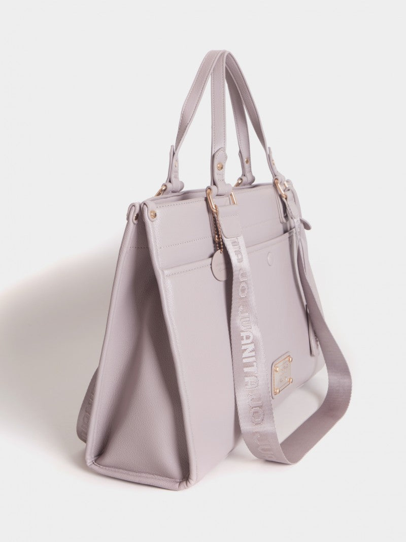 Cartera Tipo Maletín Madrid Gris