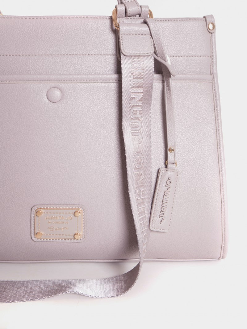 Cartera Tipo Maletín Madrid Gris