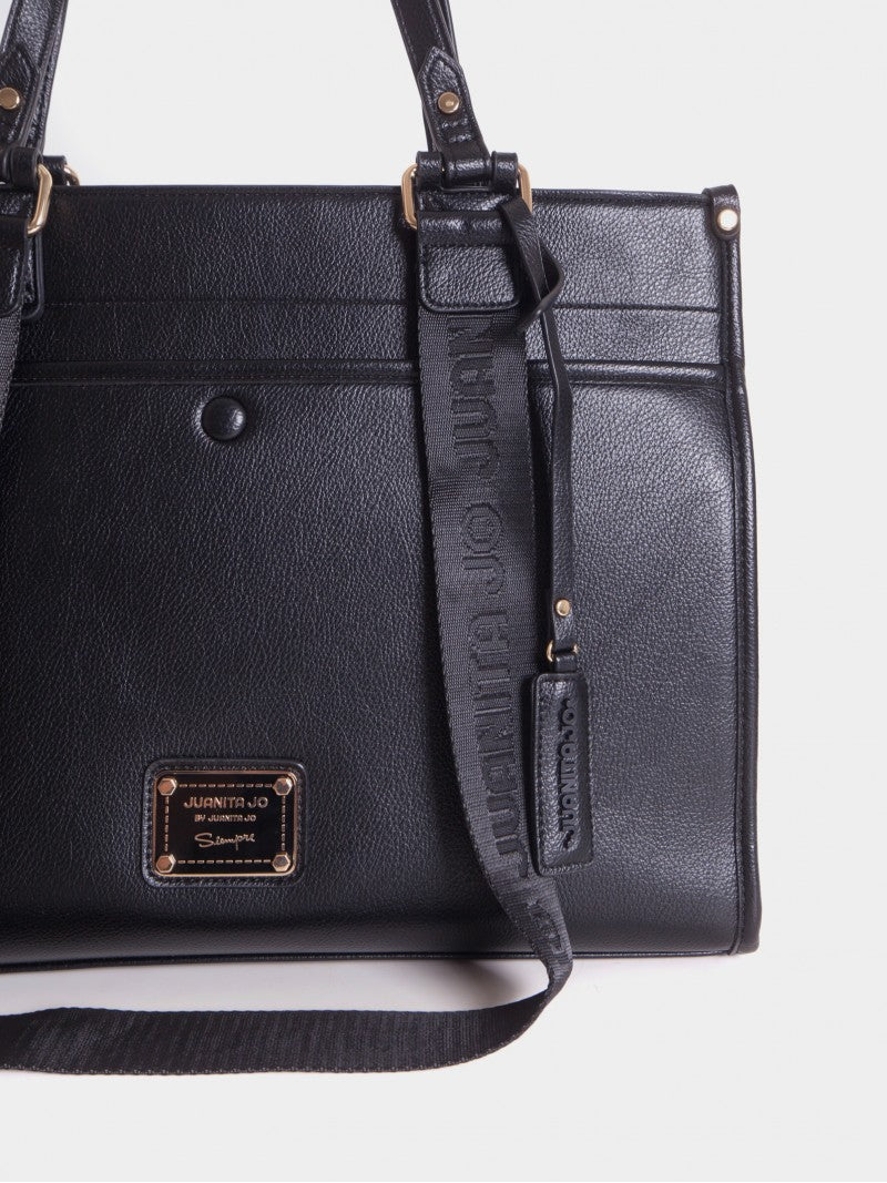 Cartera Tipo Maletín Madrid Negro
