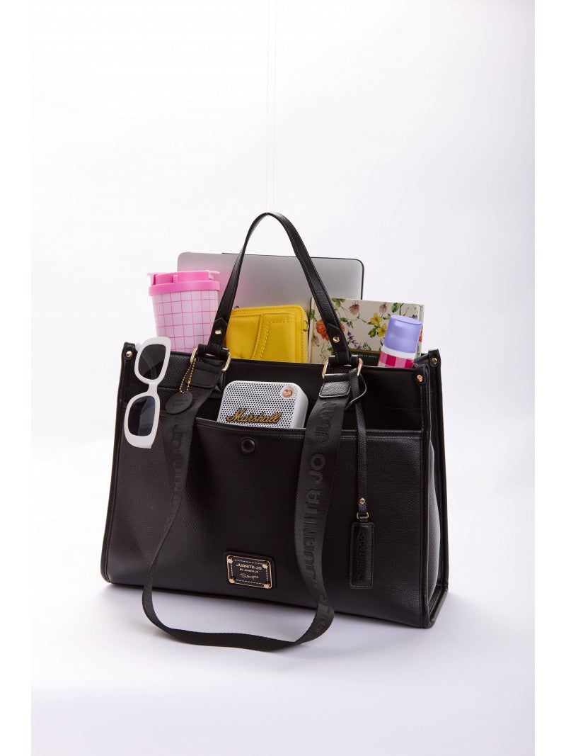 Cartera Tipo Maletín Madrid Negro