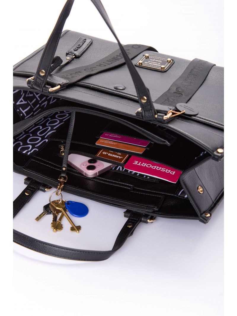 Cartera Tipo Maletín Madrid Negro