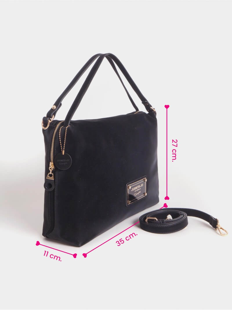 Cartera Mediana Negra Amira