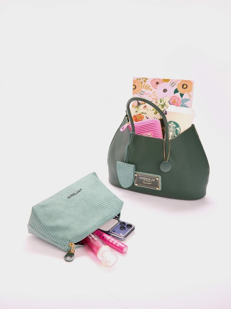 Cartera Shopper Verde Mediana Alma