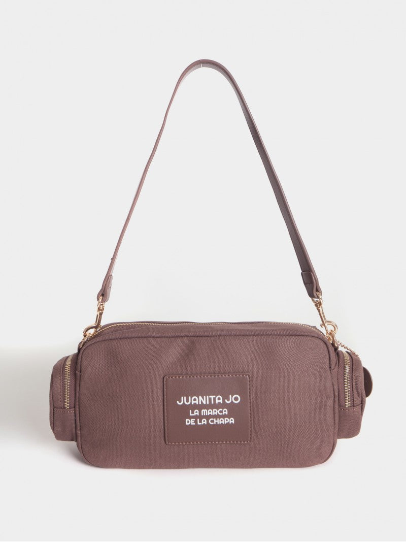 Cartera De Hombro Dafne Marrón