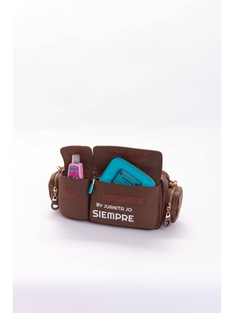 Cartera De Hombro Dafne Marrón