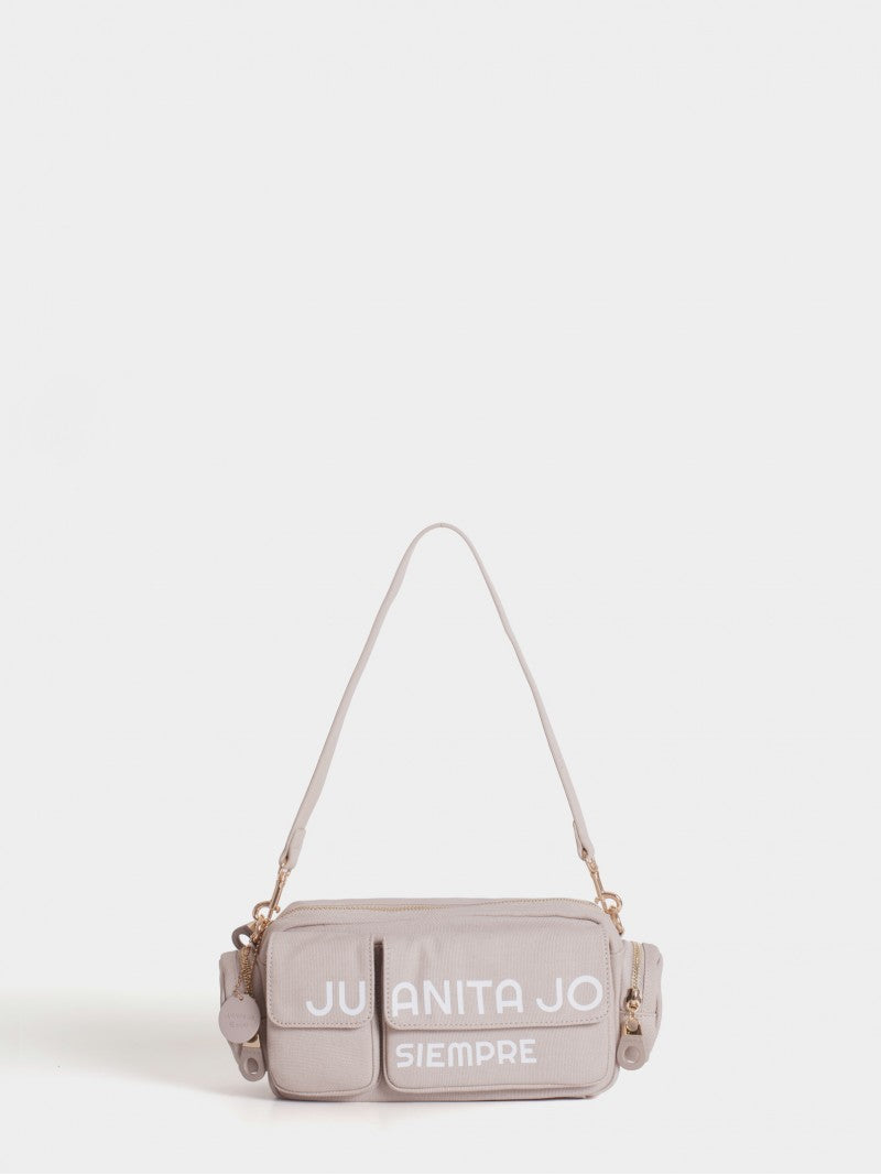 Cartera De Hombro Dafne Crema