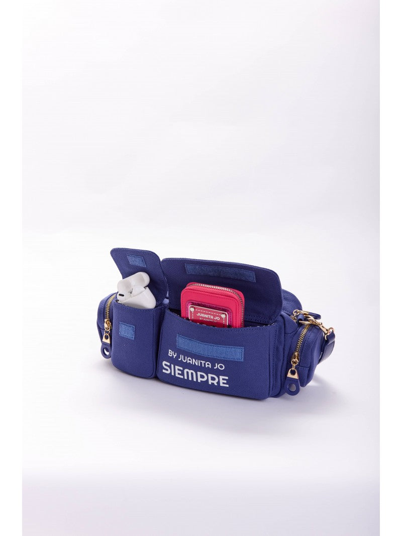Cartera De Hombro Dafne Azul