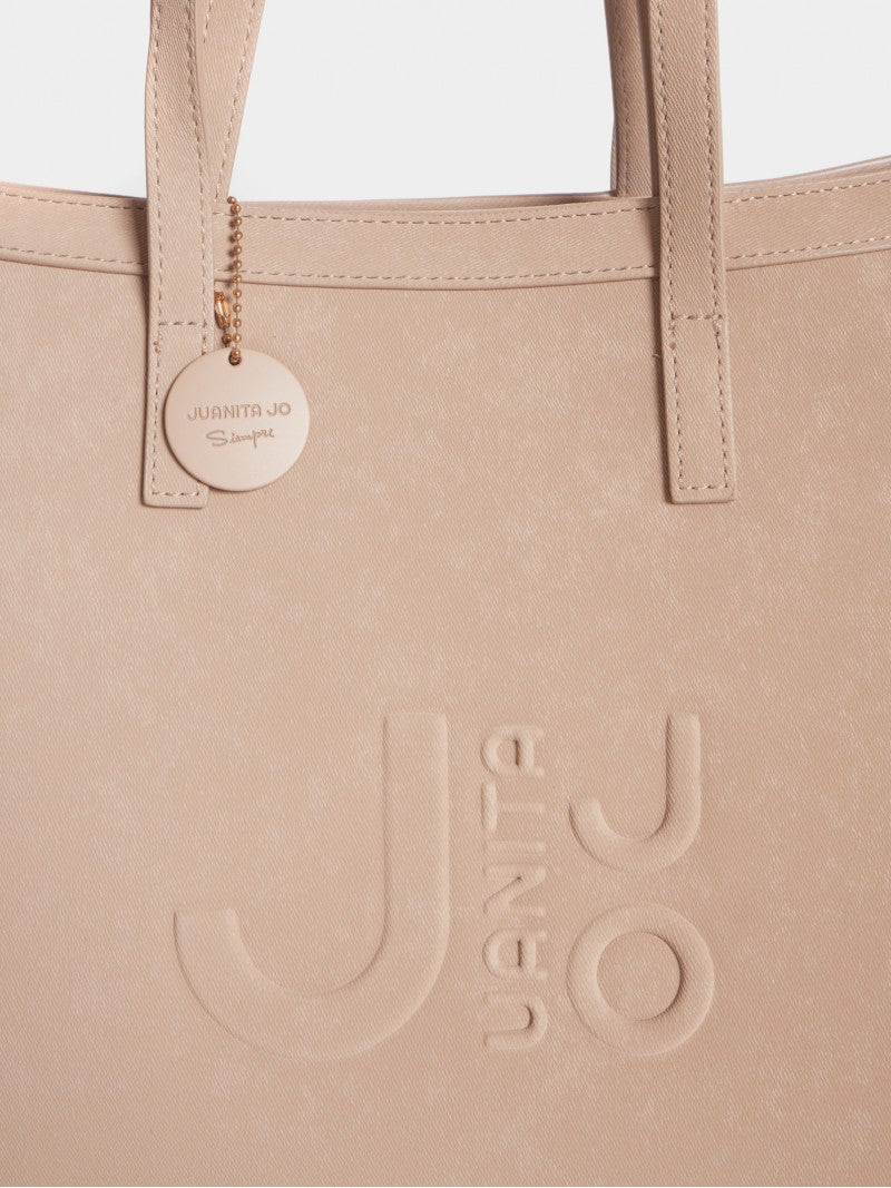 Cartera Jana Con Doble Asa Arena
