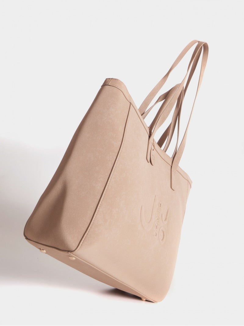 Cartera Jana Con Doble Asa Arena