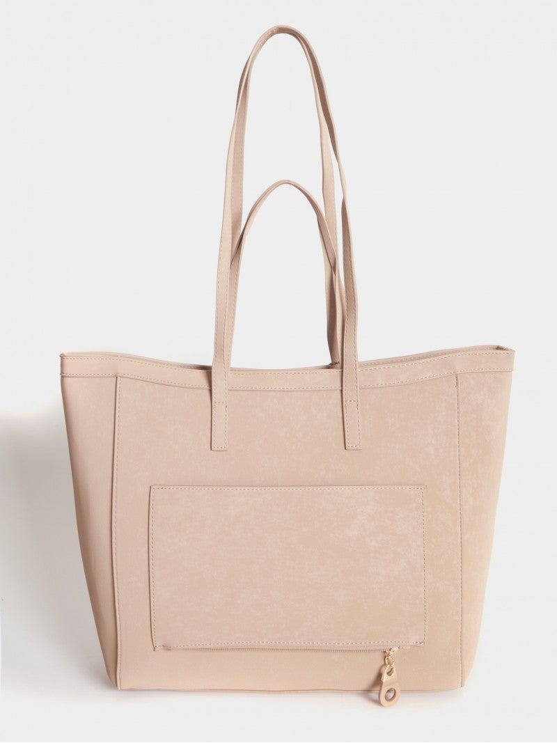 Cartera Jana Con Doble Asa Arena