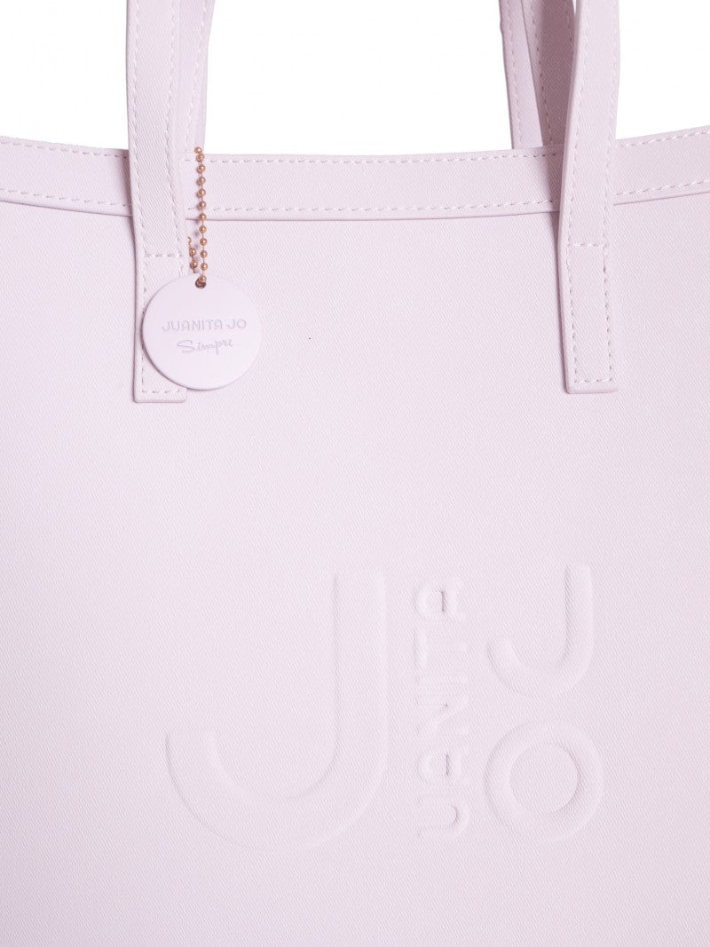 Cartera Jana Con Doble Asa Rosa