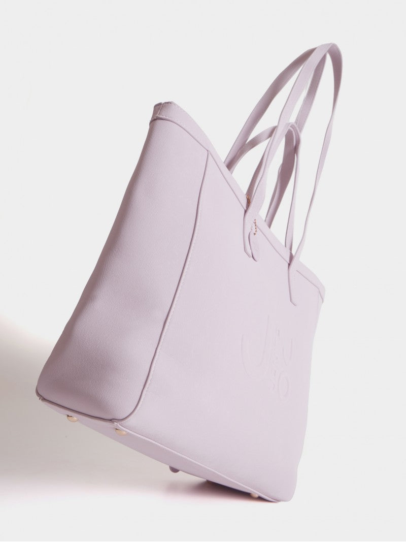 Cartera Jana Con Doble Asa Rosa