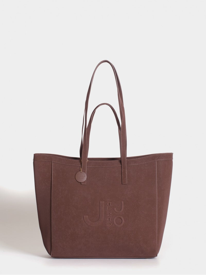 Cartera Jana Con Doble Asa Marrón